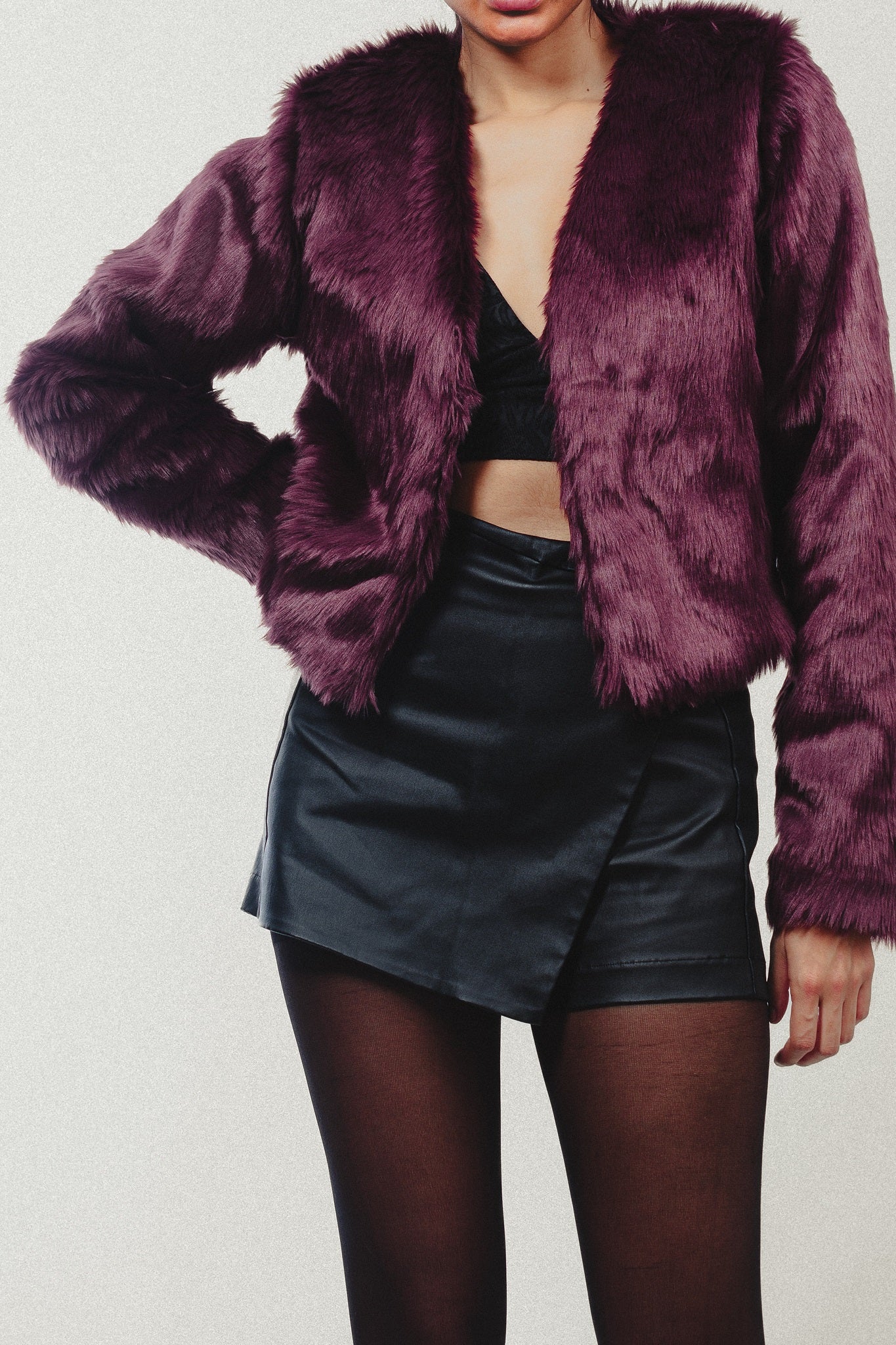 FAUX FUR  COAT NAOMI VINO